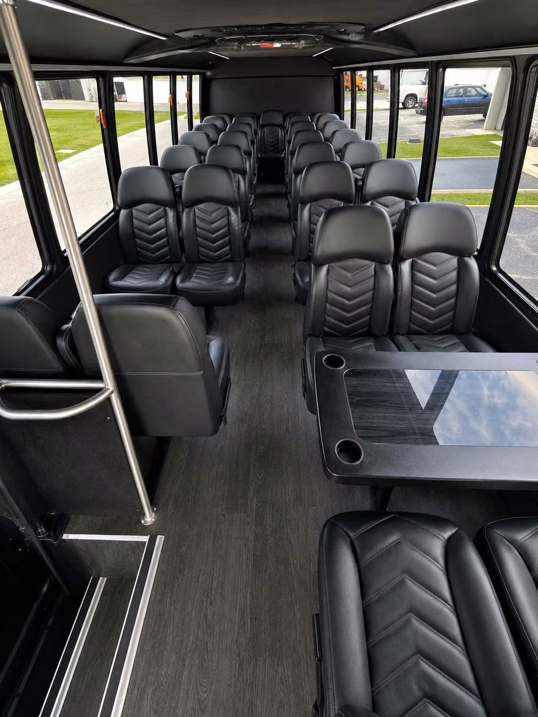 15 passenger minibus inside