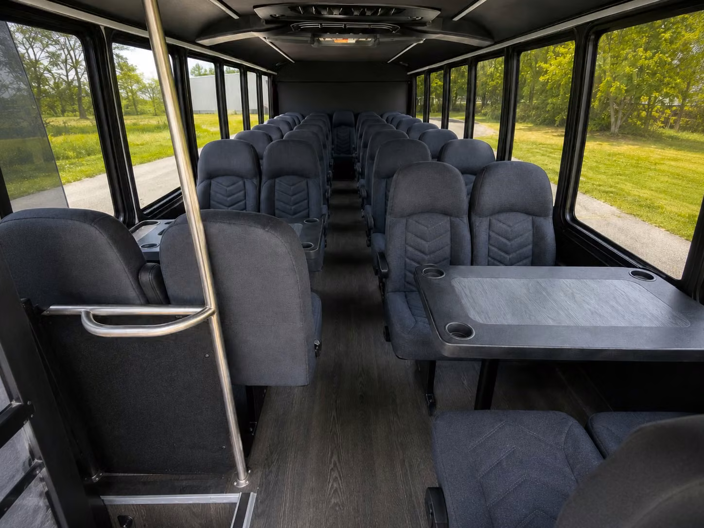 15 passenger minibus interior