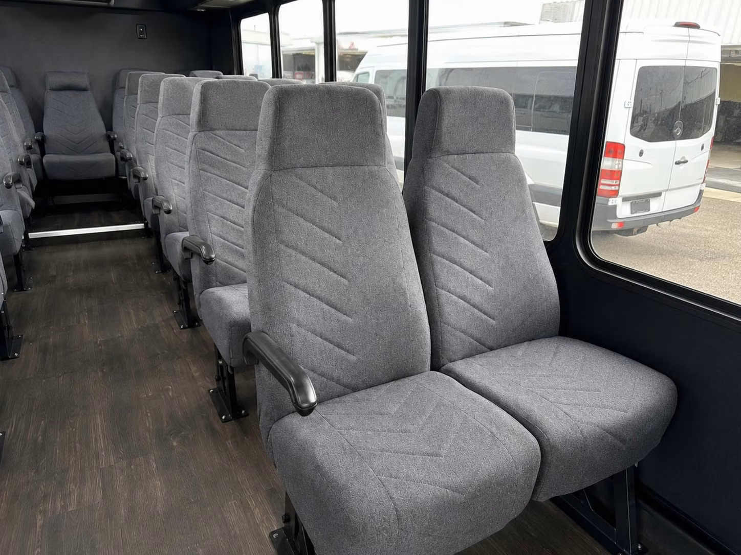 18 passenger minibus interior