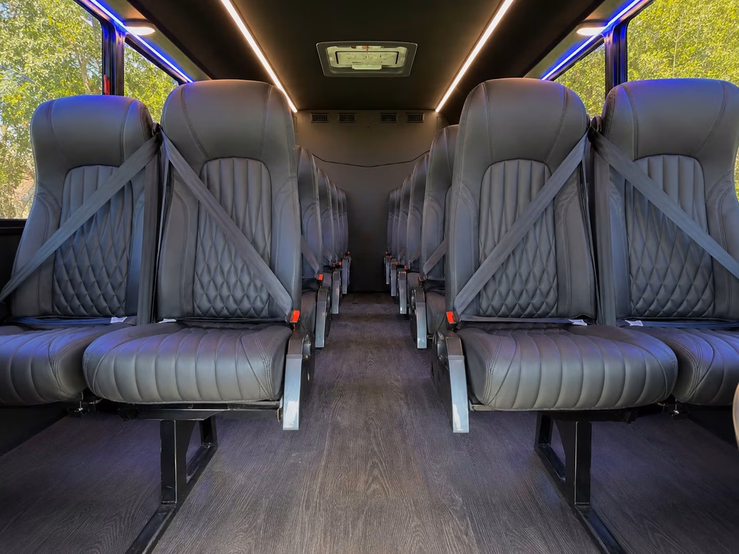 20 passenger minibus interior