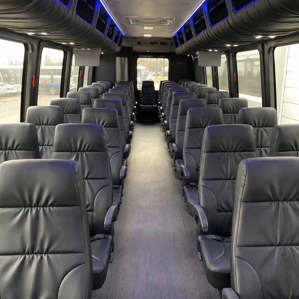 25 passenger minibus inside