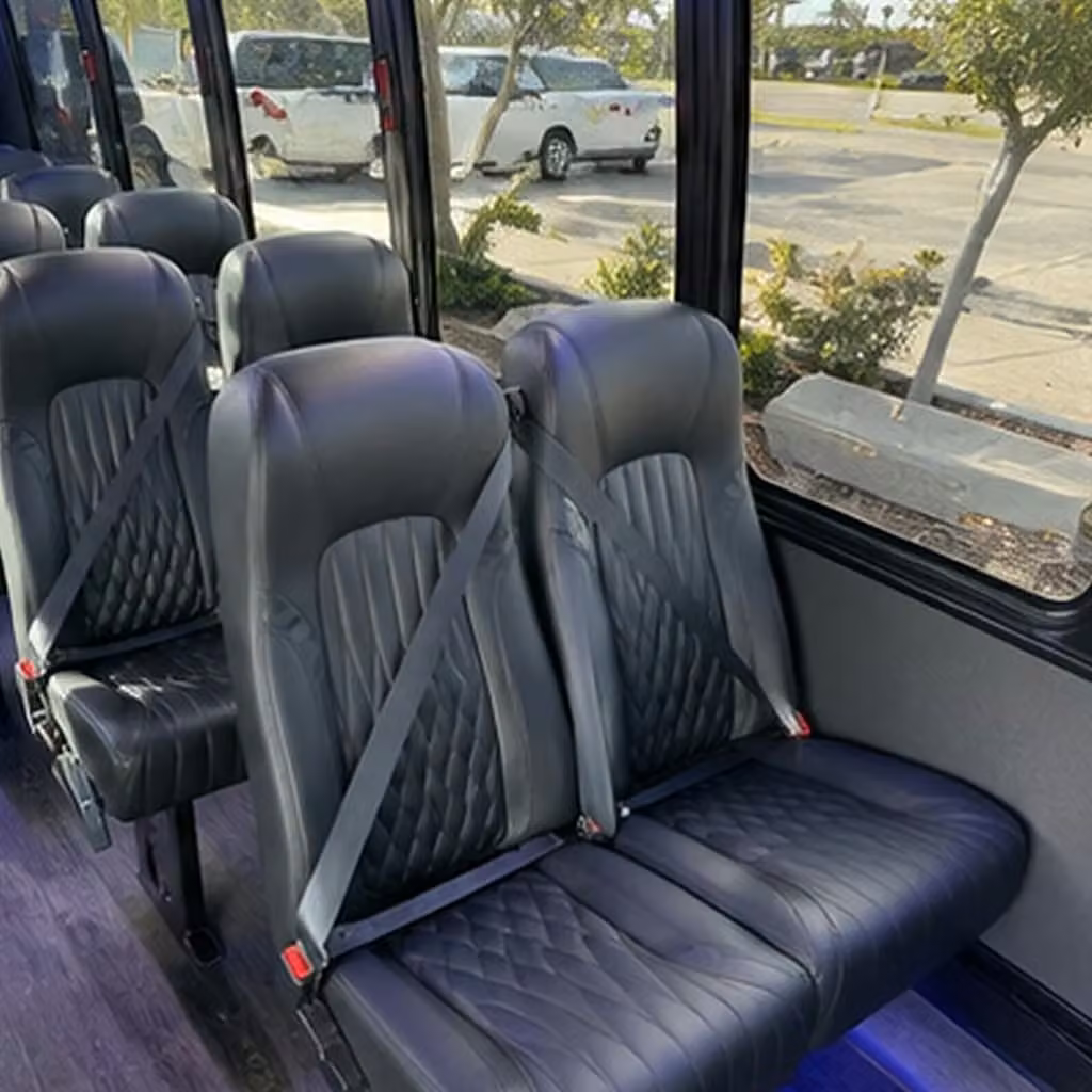 28 passenger minibus inside