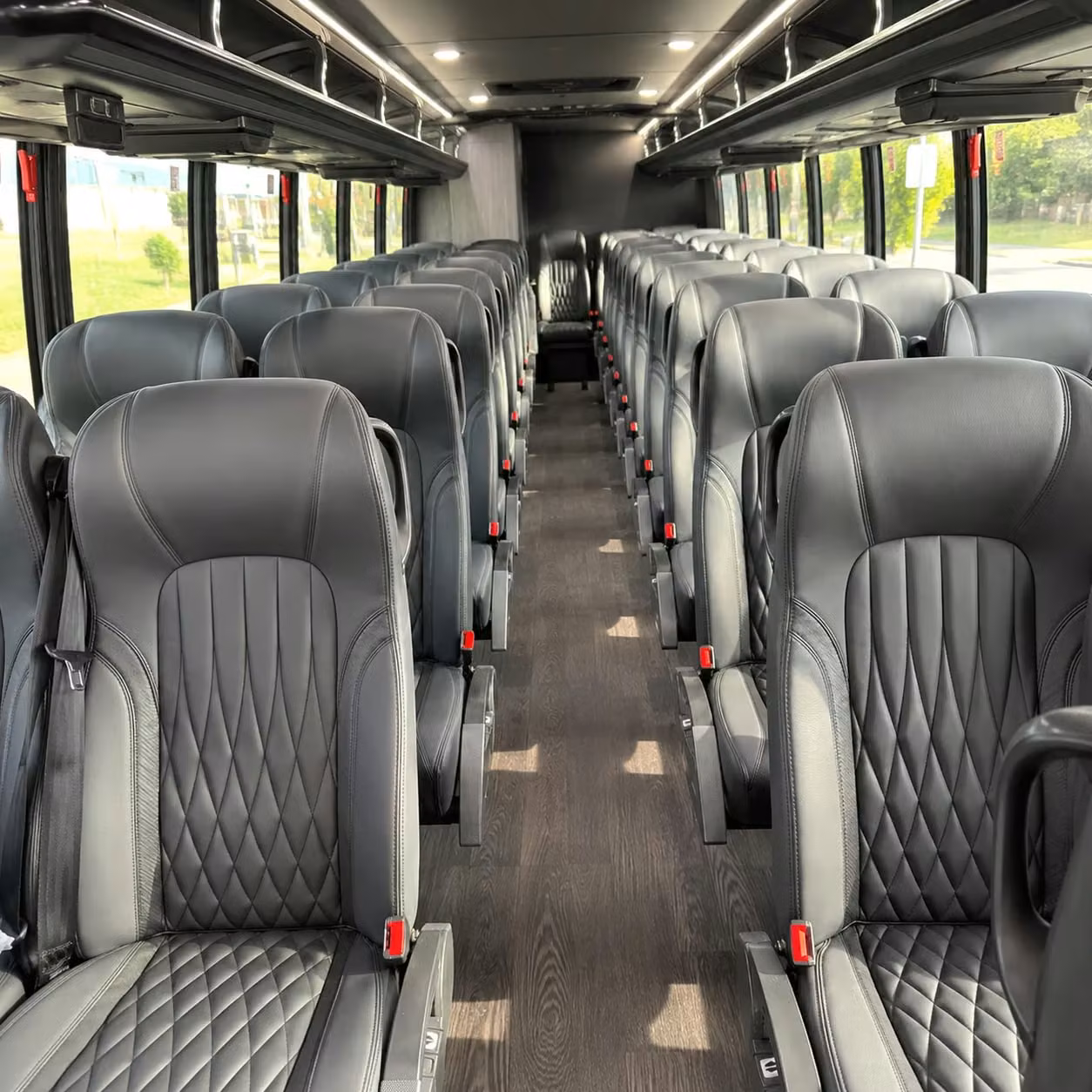 35 passenger minibus inside