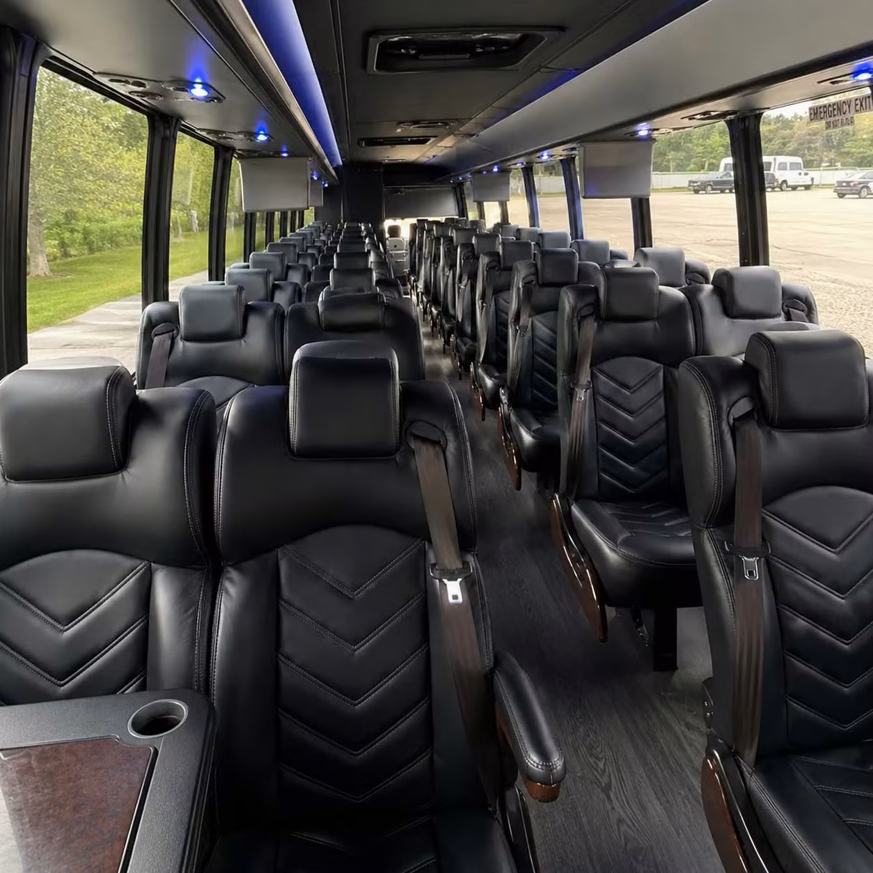 35 passenger minibus interior