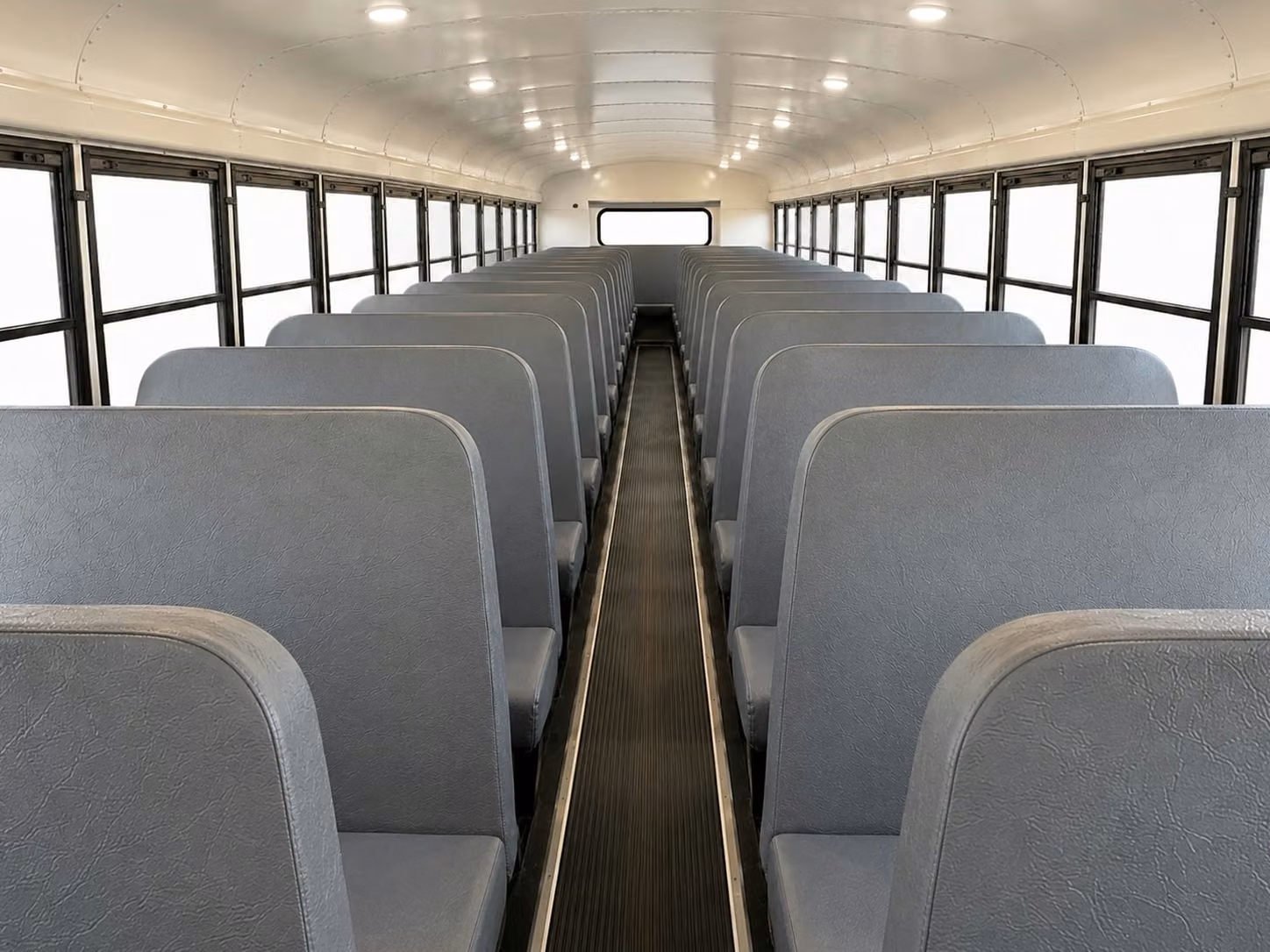 school bus inside