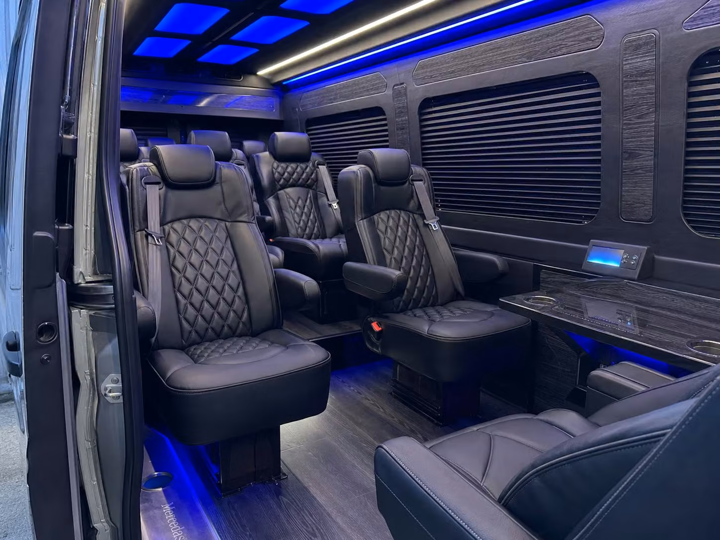sprinter van with driver interior